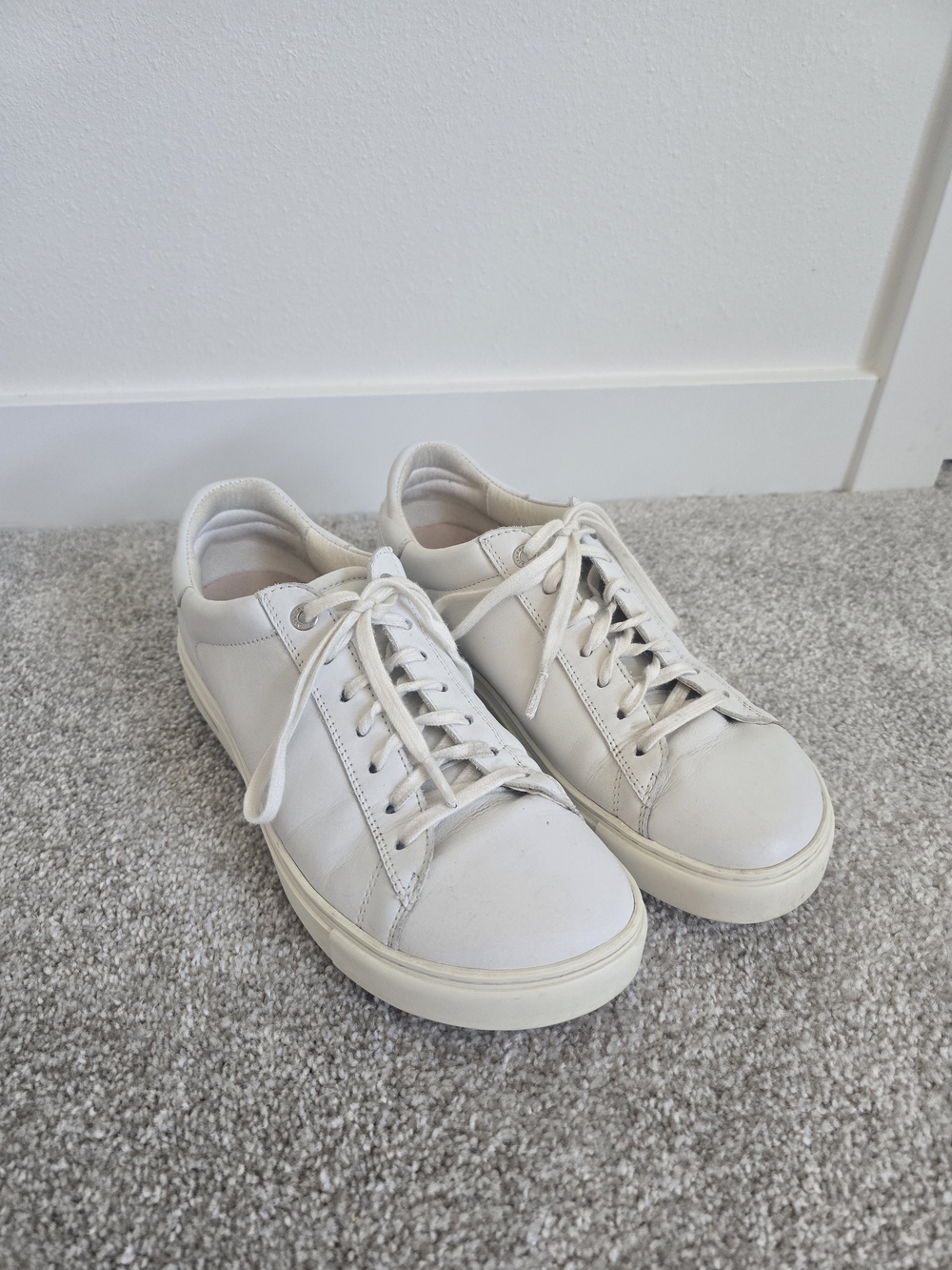 Birkenstock Bend Low White Leather Sneakers 40